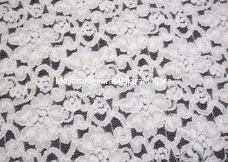 China Het elegante Ivoor borstelde In water oplosbare Kantstof voor Kleding Eco Vriendschappelijke CY-LQ0042 leverancier