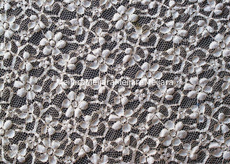 China Helemaal over het Kantstof 45% van de Bloemrek Nylon 40% Rayon 15% Spandex-OEM/ODM CY-LW0104 leverancier