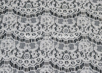 China De Stoffen In water oplosbare, Elastische Nylon Katoenen van het wimper Geribde Kant Stof CY-LW0716 leverancier