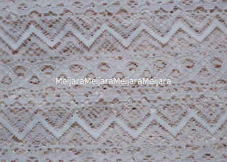 China Stof van het guipure de Geribde Kant voor Kleding/het Vriendschappelijke Kant Materiële CY-LW0788 van Eco leverancier