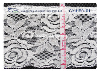 China Nieuw Ontwerp Katoenen Nylon Kant, Nylon + Katoen 10cm Breedte CY-HB0101 leverancier