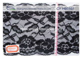 China Sexy Zwarte Nylon Kantversiering voor Ondergoed, Nachthemden CY-HB0107 leverancier
