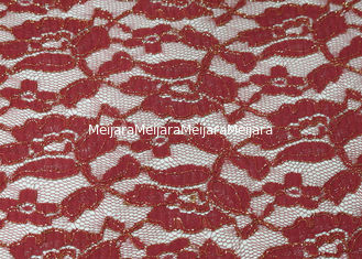 China Stretchable Rode Metaalkantstof voor SGS van de Huwelijkskleding CY-LW0791 leverancier