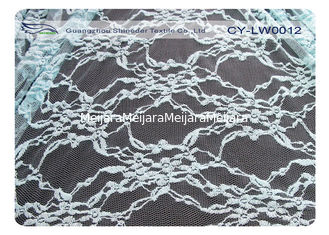 China De duurzame Gegratineerde van het Katoenen Nylon Stof Kantnetwerk, de Stof CY-LW0012 van het Ondergoedkant leverancier
