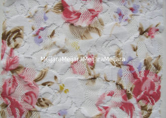 China Witte Bloem Digitale Gedrukte Stof, 90% Nylon + 10% Spandex CY-LY0090 leverancier