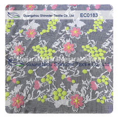 China Hoog - dichtheids Nylon Katoenen Kantstof Geborduurd Kant voor Dame Garments leverancier