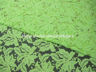 China Mooie Bloemen Katoenen Nylon Kantstof Groen met Reactieve Vervende syd-0013 leverancier