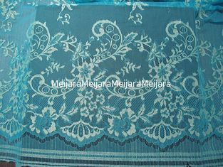 China Stretchable Groene Stof van het Bloem Nylon Metaalkant Gebreid voor Kleding leverancier