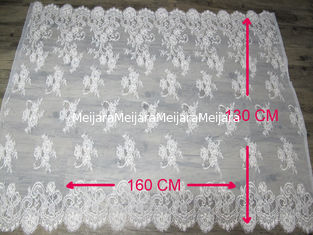 China 100% de Nylon Versiering van het Wimperkant met 130cm Breedte &amp; 160cm Lengte CY-HB0458 leverancier
