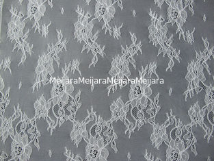 China Nylon Elegant Wimper Wit Kant die Exquisitely Gemaakte 150cm CY-HB0594 in orde maken leverancier