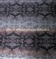 China Snakeskin Digitale Gedrukte Stof voor kledings andladies kledingstuk leverancier