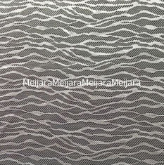 China De witte Nylon lichte strepen van de Kantstof voor beddegoed en huistextiel leverancier