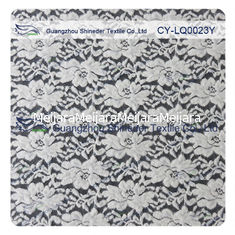 China Dik Geborstelde Bruids Kant Katoenen Nylon Stof voor Dame Winter Dress leverancier