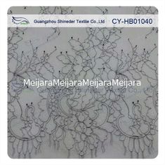 China Het dunne Zachte Charmante Bloemen Bruids Kant van Chantilly, Nylon de Kledingskant van het Kammosselhuwelijk leverancier