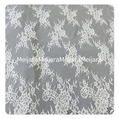 China De mooie witte Nylon Versiering van het Wimper Elastische Kant/Decoratieve Kantversiering leverancier