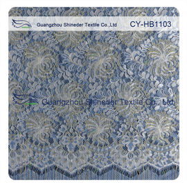 Multi Metaal Nylon het Kantstof van kleurenchantilly, de Versiering van het Wimperkant voor de Kleding van Vrouwen leverancier