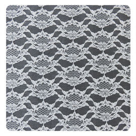Witte Dunne Duidelijke Bloem 100% de Nylon Netto Stof van het Netwerkkant 1.5 - 1.55m Breedte leverancier