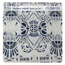 Witte en Zwarte Grote Geometrische van het Katoenen Stof Polyesterkant, 1.45 - 1.5m leverancier