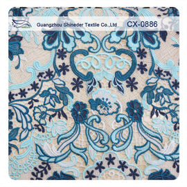 120cm ± 5% Geborduurd Polyester Bloemen haken Kantstof voor Ondergoed/Lingerie/Kleding leverancier