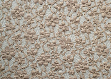 Helemaal over Nylon het Kantstof van de Rayonrek/Elastische Bloemenkantstof CY-LW0104 leverancier