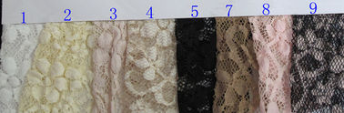 Helemaal over Nylon het Kantstof van de Rayonrek/Elastische Bloemenkantstof CY-LW0104 leverancier