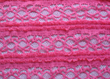 De gevoelige Roze Gehaakte Rek van de Kantstof in krimpen-Bestand Dameskledingstuk, leverancier