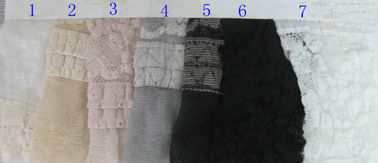 De nieuwe Stof van het Kant Nylon Spandex van Tulle Stretchable, 130cm Breedte CY-LW0003 leverancier