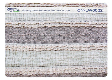 OEM/ODM de In water oplosbare Stof van het Rekkant, de Katoenen Nylon Stof CY-LW0022 van Spandex leverancier