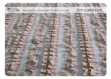 Het Kantstof 40% Nylon 50% Katoen 10% Spandex CY-LW0103 van de huis Textielrek leverancier