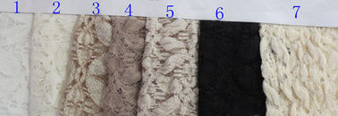 Gele het Kantstof van de kledingstuk Antistatische Rek, de Katoenen Nylon Stof CY-LW0631 van Spandex leverancier