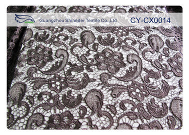 Goede Ontwerp Geborduurde Nylon Kant Katoenen Stof voor Overhemd, Zak CY-CX0014 leverancier