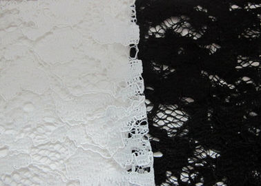 150CM chemische Geribde Stof 40% van het Bloemkant Nylon + 60% Katoen CY-DK0004 leverancier