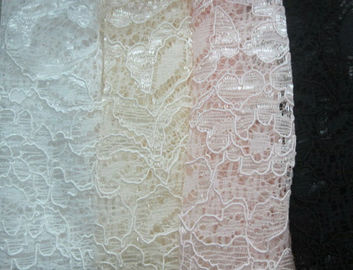 De nylon van de het Kantstof van de Rayonviscose Geribde Jacquard krimpen-Bestand CY-LW0733 leverancier
