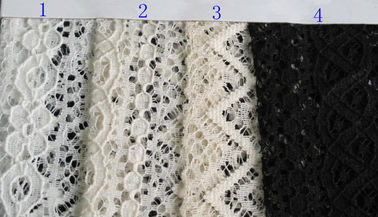 Stof van het guipure de Geribde Kant voor Kleding/het Vriendschappelijke Kant Materiële CY-LW0788 van Eco leverancier