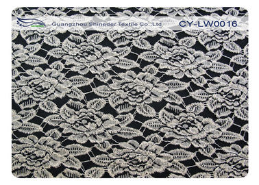 In te ademen Katoenen Nylon Kantstof, de Stoffenoem van het Bloemkant/ODM CY-LW0016 leverancier