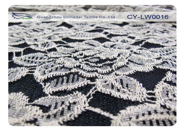 In te ademen Katoenen Nylon Kantstof, de Stoffenoem van het Bloemkant/ODM CY-LW0016 leverancier