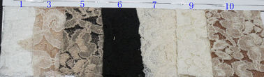 Elastische Bloem Katoenen Nylon Kantstof Elegante CY-LW0018 Tegen het krimpen leverancier