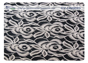 Elastische Katoenen Nylon Kantstof voor Underdress 30% Nylon + 70% Katoen CY-LW0023 leverancier