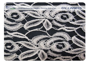 Elastische Katoenen Nylon Kantstof voor Underdress 30% Nylon + 70% Katoen CY-LW0023 leverancier