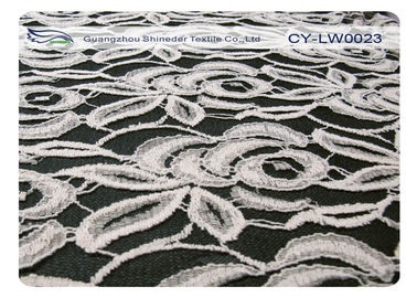 Elastische Katoenen Nylon Kantstof voor Underdress 30% Nylon + 70% Katoen CY-LW0023 leverancier