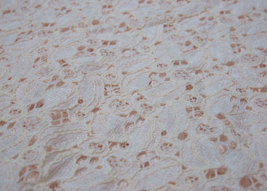 Ivoor Katoenen Nylon Kant Antistatische Stof voor Kledingsoem/ODM CY-LW0707 leverancier