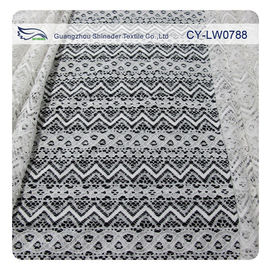 Jacquard Nylon Katoenen Geribde Kantstof voor Kledingstuk Materiële SGS BV ZIJN CY-LW0788 leverancier