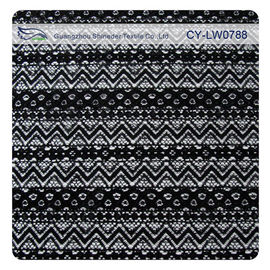 Jacquard Nylon Katoenen Geribde Kantstof voor Kledingstuk Materiële SGS BV ZIJN CY-LW0788 leverancier