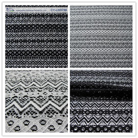Jacquard Nylon Katoenen Geribde Kantstof voor Kledingstuk Materiële SGS BV ZIJN CY-LW0788 leverancier