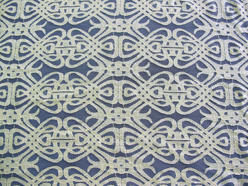 Voile het Gele Katoenen Nylon Kantstof Milieuvriendelijke Verven voor Gordijndecoratie CY-DK0035 leverancier