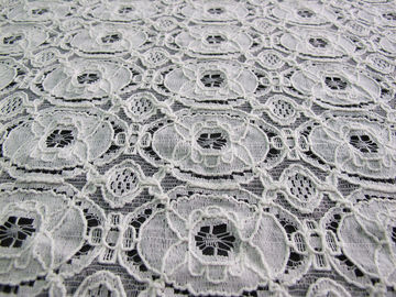 Krimpen-bestand Katoenen Nylon Kantstof, Geometrische Bloemstof CY-LW0154 leverancier