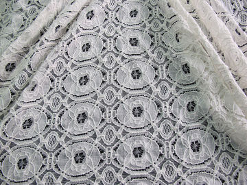 Krimpen-bestand Katoenen Nylon Kantstof, Geometrische Bloemstof CY-LW0154 leverancier