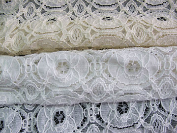Krimpen-bestand Katoenen Nylon Kantstof, Geometrische Bloemstof CY-LW0154 leverancier