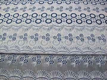 Het katoen Gekleurde van de het Kantstof van de Puntpolyester Kant van de de Doorsmeltingsbloem voor Meisjes 'Kleding en Rokken (CY-DK0022) leverancier