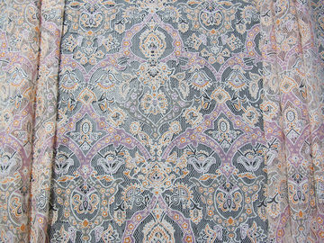Gekleurde van het Katoenen Bloemen de Stoffendoorsmelting Polyesterkant helemaal over Kant voor Dame Garment (CY-DK0040) leverancier